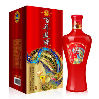 西凤酒百年凤牌醇品52vol浓香型白酒500ml6瓶整箱装