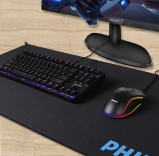 PHILIPS 飞利浦 鼠标垫 80*30cm 黑色