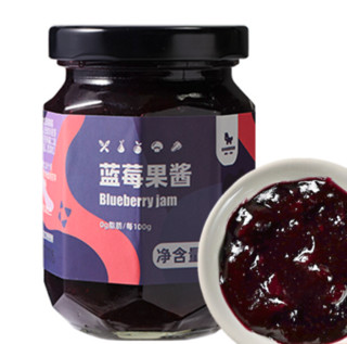 独角兽暴肌厨房 蓝莓果酱 150g*2瓶