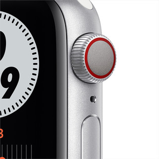 Apple 苹果 Watch Nike Series 6 GPS+蜂窝网络款 智能手表 40mm 深空灰色铝金属表壳 黑色Nike运动表带（GPS、血氧）