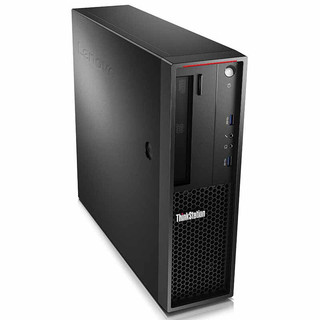 Lenovo 联想 ThinkStation P320 小机箱版 工作站 黑色（酷睿i7-7700、核芯显卡、8GB、256GB SSD+2TB HDD)