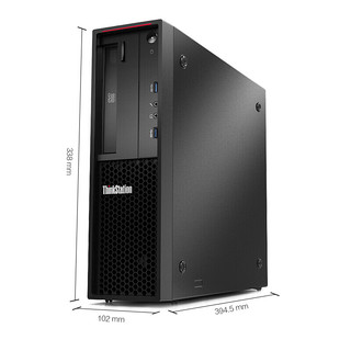 Lenovo 联想 ThinkStation P320 小机箱版 工作站 黑色（酷睿i7-7700、核芯显卡、8GB、256GB SSD+2TB HDD)