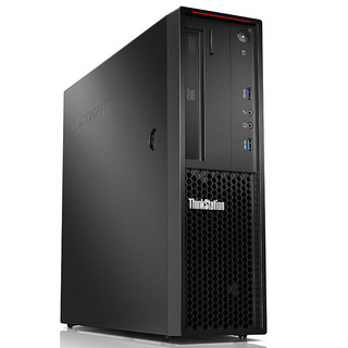 Lenovo 联想 ThinkStation P320 小机箱版 工作站 黑色（酷睿i7-7700、核芯显卡、8GB、256GB SSD+2TB HDD)