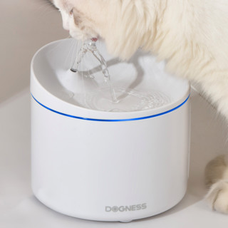 DOGNESS 多尼斯 D03 宠物饮水机+过滤片套装 白色 1L*3个