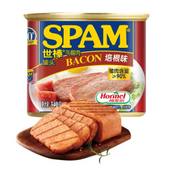 SPAM 世棒 午餐肉 培根味 340g罐