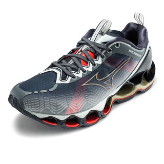 Mizuno 美津浓 Wave Prophecy X 男子跑鞋 J1GC210050 黑色/红色 42