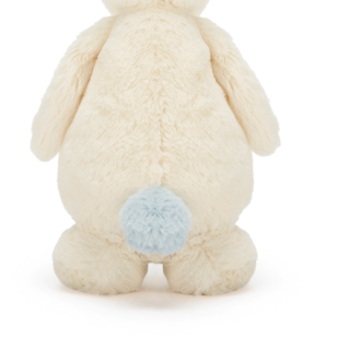 jELLYCAT 邦尼兔 绒球尾巴小兔 毛绒玩具 天蓝色 22cm