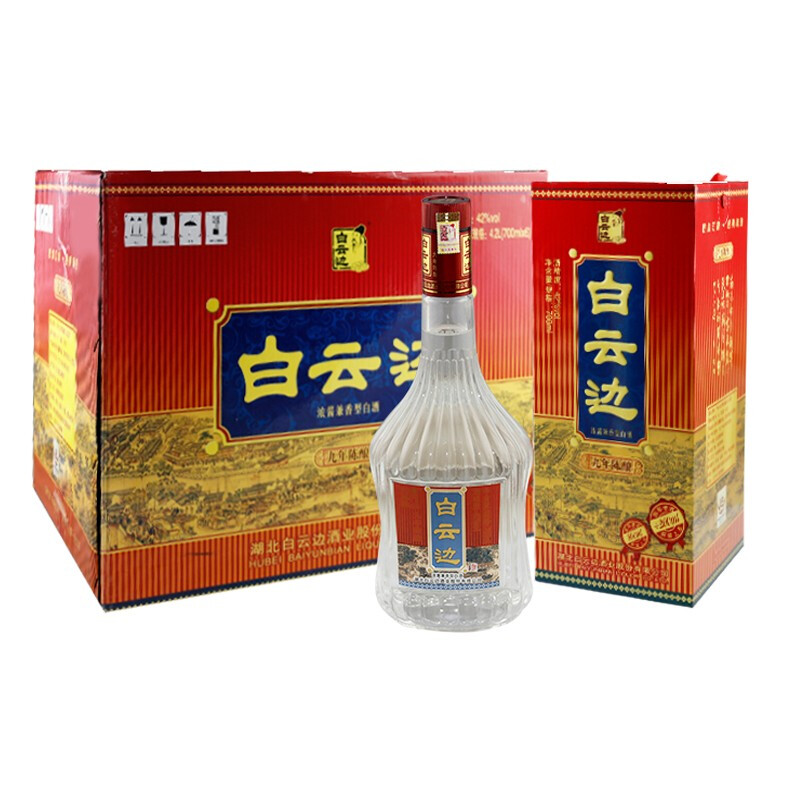 白酒 中国酒 陈酿酒 浓酱香兼香型白酒 白云边浓酱兼香型白酒礼盒装【报价价格评测怎么样】-什么值得买