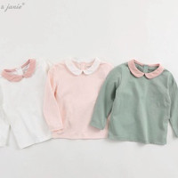 Marc&Janie 马克珍妮 女童娃娃领打底衫