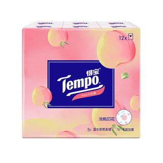 Tempo 得宝 浅桃系列 手帕纸 4层*7张*36包 水蜜桃香