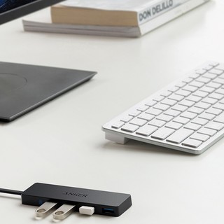 Anker 安克 A7516 USB3.0HUB 一分四 0.6m 黑色