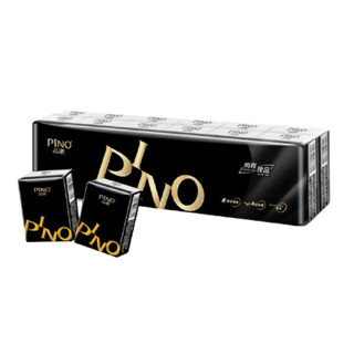 PINO 品诺 黑白系列 手帕纸 4层*8张*12包 黑色密码香