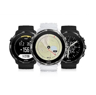 SUUNTO 颂拓 Suunto 7 智能手表 50mm 典雅白金 不锈钢 白色硅胶表带（北斗、GPS）