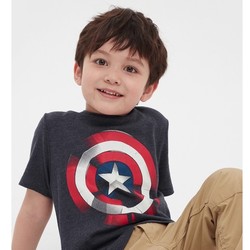 Gap 盖璞 x Marvel漫威系列 儿童印花短袖T恤