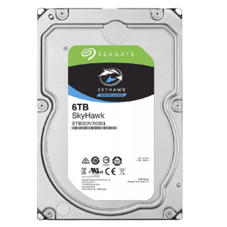 SEAGATE 希捷 酷鹰SkyHawk系列 监控级硬盘 1TB(CMR、5900rpm、64MB)ST6000VX001