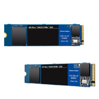 Western Digital 西部数据 蓝盘 SN550 NVMe M.2 固态硬盘 250GB（PCI-E3.0）