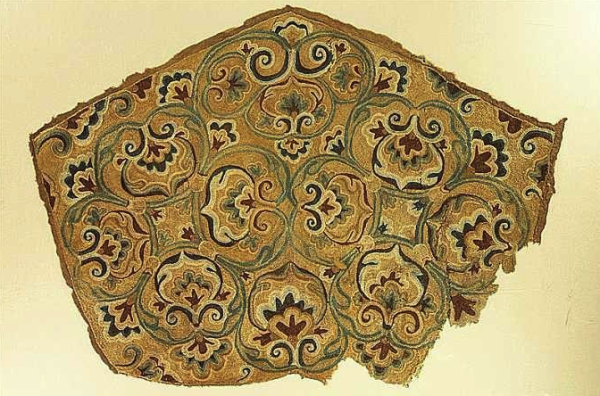 蜀锦,汉至三国时蜀郡(今四川成都一带)所产特色锦的通称.