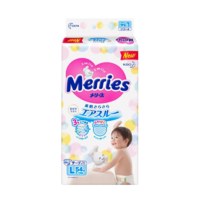 花王 （Merries）妙而舒婴儿纸尿裤 L54片