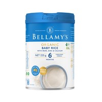 Bellamy's贝拉米宝宝辅食6+有机婴幼儿大米粉225g