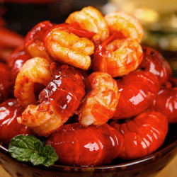 生鲜海鲜小龙虾尾 国产海鲜制品生鲜 麻辣虾球加热即食250g/30-35只
