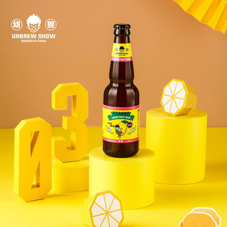 优布劳 幼兽系列 12度柠檬精酿啤酒 水果酒 300ml*12瓶 整箱装