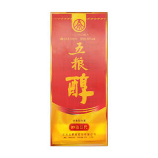 WU LIANG CHUN 五粮醇 09第III代 50%vol 浓香型白酒 500ml*6瓶 整箱装