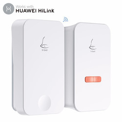 Linptech 领普 华为Hilink领普门铃无线家用智能WiFi自发电远程提醒远程控制联动小艺智能家居监控开关老人呼叫器