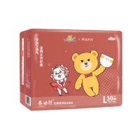 PLUS会员：Teddy Bear 泰迪熊 亲肤肌贵族系列 婴儿纸尿裤 L 30片
