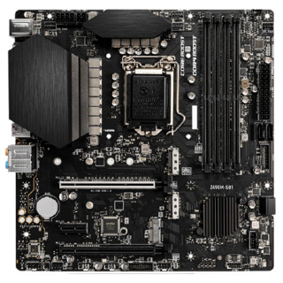 MSI 微星 Z490M S01 MATX主板（intel LGA1200、Z490）+英特尔 酷睿i7-10700F CPU套装