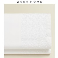 Zara Home 闪亮刺绣白色床单 210*280cm