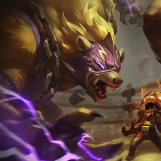 league of legends 英雄联盟 游戏皮肤 怒熊 沃利贝尔