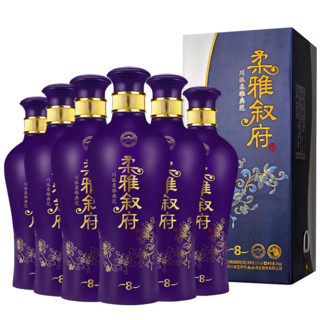 XUFU 叙府 柔雅XUFU 叙府8 53%vol 兼香型白酒 450ml*6瓶 整箱装