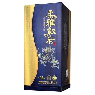 XUFU 叙府 柔雅叙府 15 53%vol 兼香型白酒 450ml*6瓶 整箱装