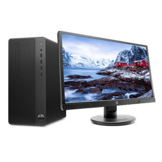 HP 惠普 288 Pro G5 MT 九代酷睿版 21.5英寸 商用台式机 黑色 (酷睿i5-9500、核芯显卡、4GB、1TB HDD、风冷)