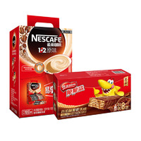 Nestlé 雀巢 速溶咖啡组合装 2.14kg（1+2雀巢咖啡原味+脆脆鲨威化饼干巧克力味20g*32条）