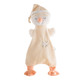 限地区：可优比(KUB) 婴儿口水巾毛绒玩具玩偶可入口咬宝宝安抚巾0-1岁睡眠团团鸡