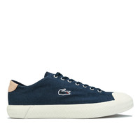 LACOSTE 拉科斯特 Gripshot Textured Canvas 男士帆布运动鞋