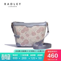 Radley英国 包包女包休闲时尚印花单肩小号斜挎包 棕色/H2990108