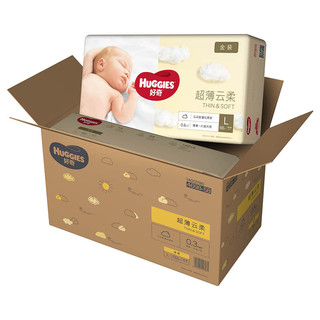 HUGGIES 好奇 金装系列 纸尿裤 L66片*2包