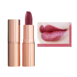 charlottetilbury传奇哑光唇膏secretsalma紫粉色35g