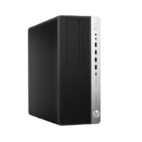 HP 惠普 EliteDesk 880 G3 台式机 黑色(酷睿i7-7700、核芯显卡、8GB、256GB SSD+1TB HDD、风冷)
