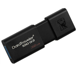 Kingston 金士顿 DT 100G3 32GB USB3.0 U盘 高速车载U盘 黑色