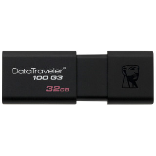 Kingston 金士顿 DataTraveler系列 DT100G3 USB3.0 U盘 黑色 32GB USB