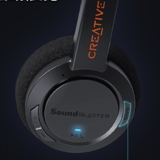 CREATIVE 创新 SOUND BLASTER JAMV2 耳罩式头戴式降噪蓝牙耳机 黑色