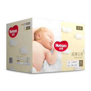 HUGGIES 好奇 金装系列 纸尿裤 XL42片*2包