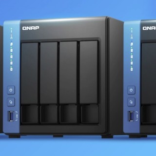 QNAP 威联通 TS-451D 4盘位NAS（赛扬J4025、2GB）