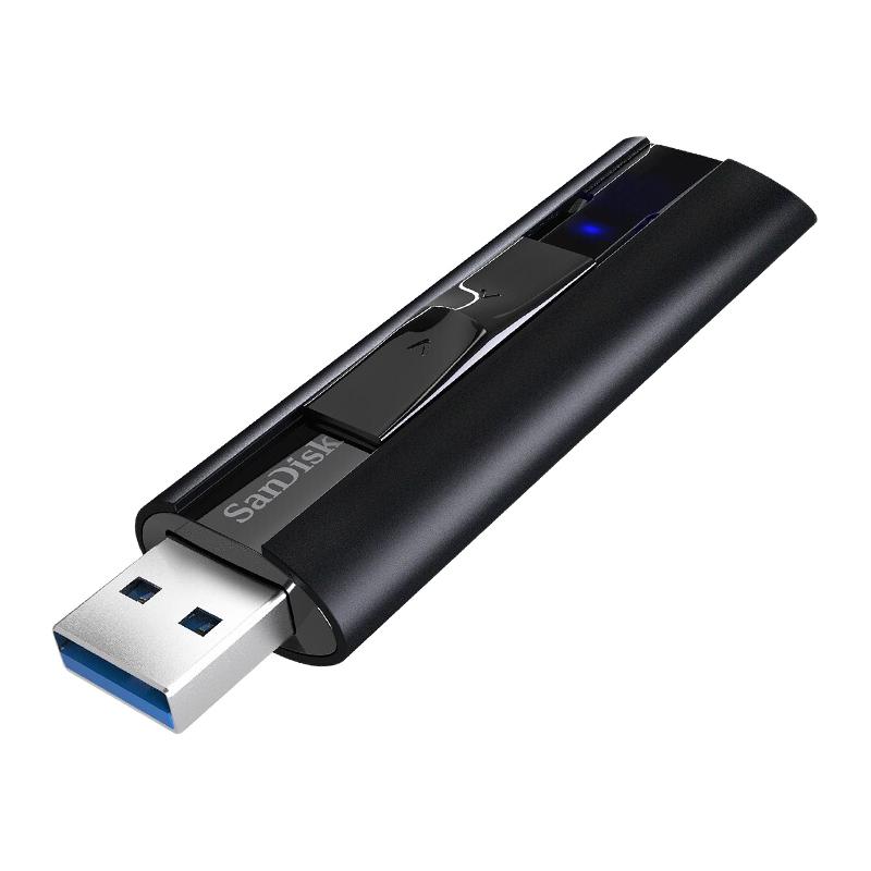 SanDisk 闪迪 至尊超极速系列 CZ880 USB 3.2 固态U盘 黑色 256GB USB