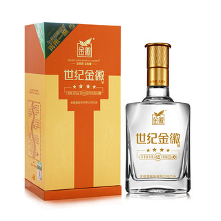 金徽 世纪金徽 四星 42%vol 浓香型白酒 500ml*4瓶 整箱装