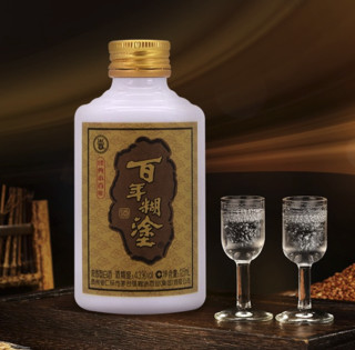 百年糊涂 经典小百年 43%vol 浓香型白酒 125ml*24瓶 整箱装