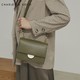 CHARLES & KEITH  CK2-80670875 女士锁扣斜跨宽肩带单肩包